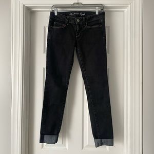 American Eagle Outfitters | Size 4 Regular | Black | Ankle Cuffed